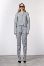 New York Carrot Chinohose für Damen aus Wolle mit carrot fit