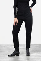 New York Carrot pantalone chino donna in raso carrot fit ①