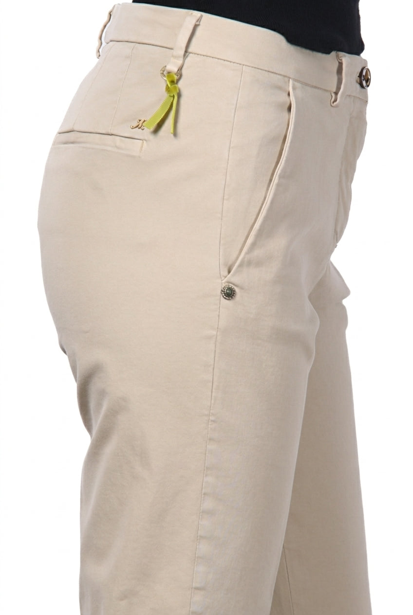 New York Carrot pantalón chino de mujer en raso carrot fit ①