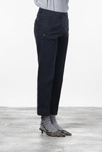New York Carrot pantalón chino de mujer en raso carrot fit ①
