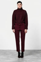New York Carrot pantalón chino de mujer en raso carrot fit ①