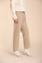 New York Carrot pantalon chino femme en coton et laine carrot fit ①