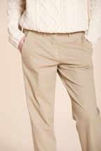 New York Carrot pantalon chino femme en coton et laine carrot fit ①