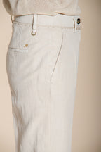 New York Carrot women's chino pants in cotton and linen twill carrot fit