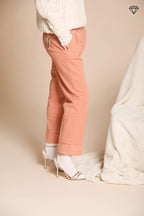 Foto 5 New York Carrot Pince pantalone chino donna in cotone cashmere carrot fit ①