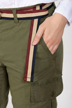 Marlene Cargo women's cargo pants in lightweight stretch twill carrot fit