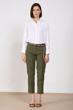 Marlene Cargo women's cargo pants in lightweight stretch twill carrot fit