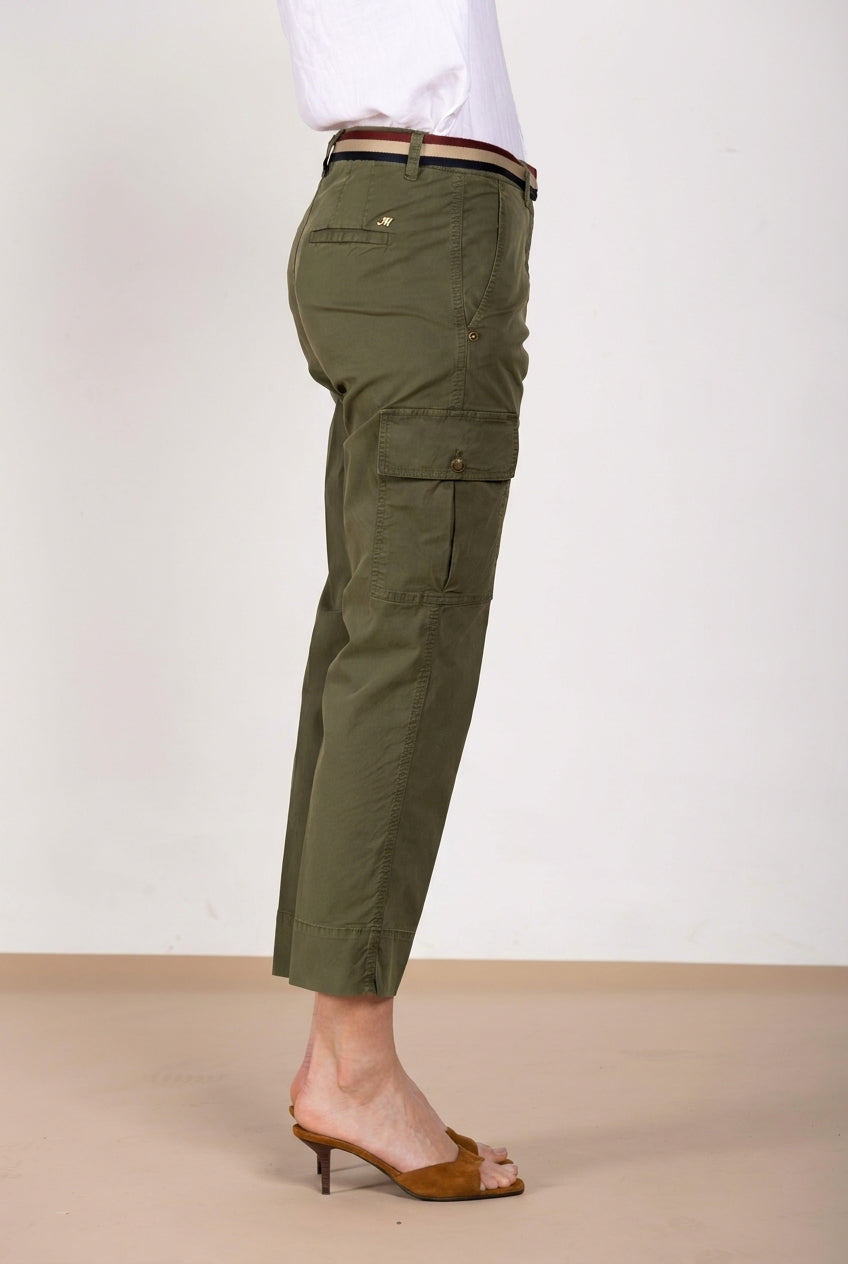 Marlene Cargo women's cargo pants in lightweight stretch twill carrot fit