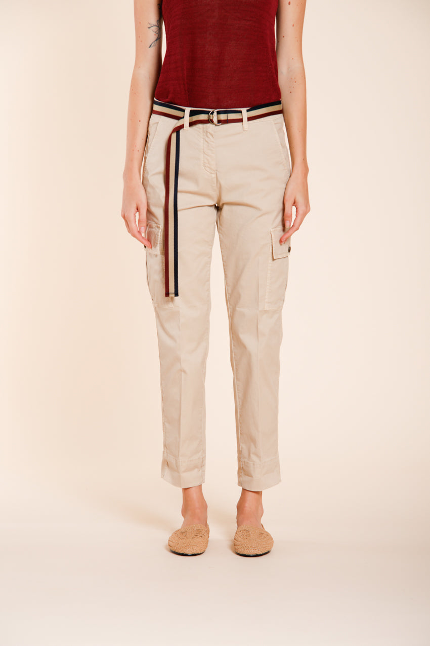 Marlene Cargo women's cargo pants in lightweight stretch twill carrot fit