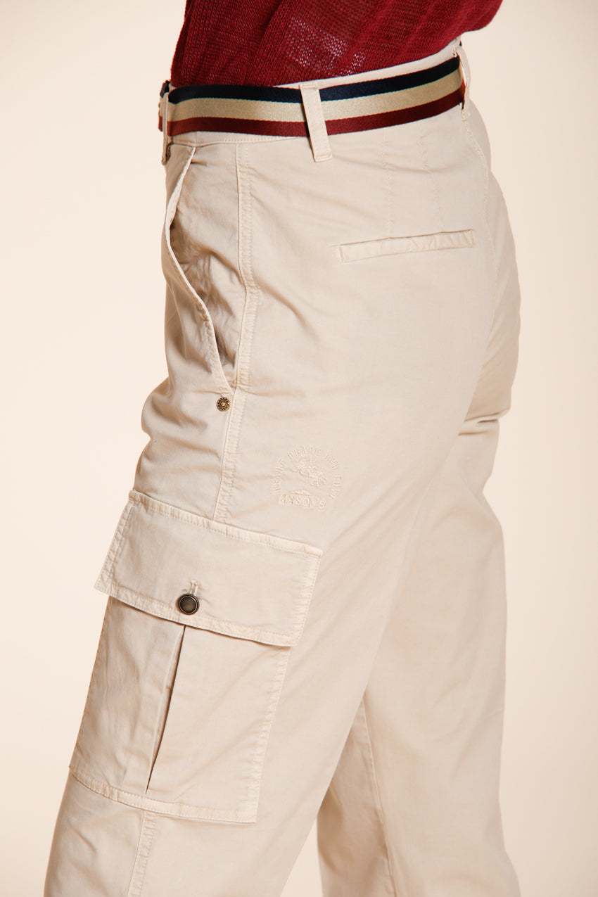 Marlene Cargo women's cargo pants in lightweight stretch twill carrot fit