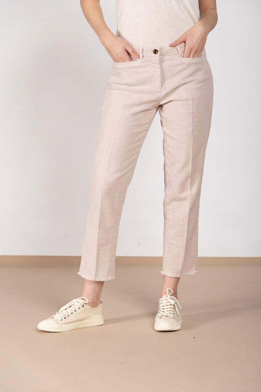 New York Carrot pantalon chino femme en natté carrot fit