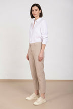 New York Carrot women's chino pants in mat weave carrot fit