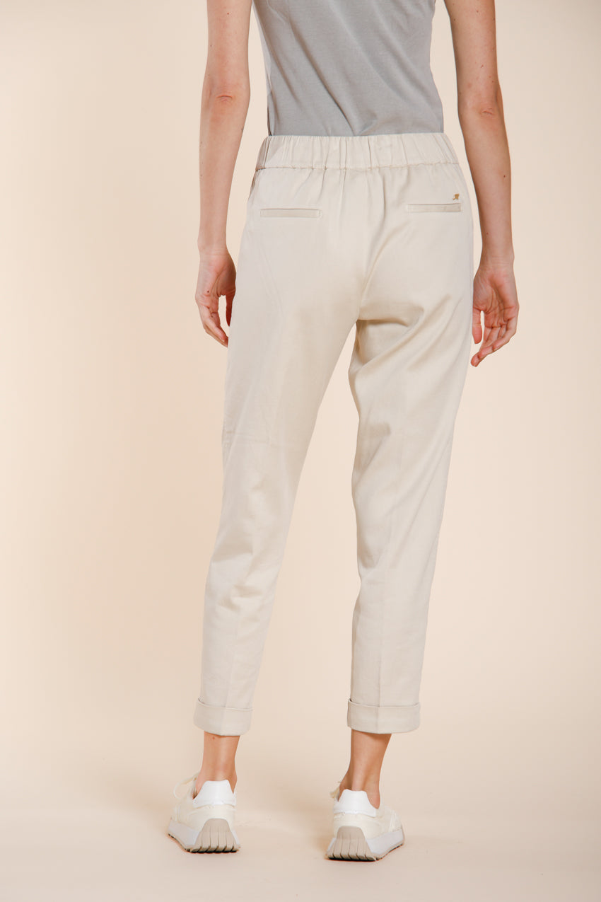 Easy Jogger women's chino pants in stretch fleece relaxed fit