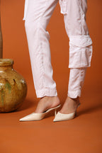 Asia Snake pantalón cargo mujer en modal stretch relaxed fit