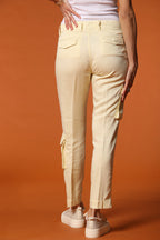 Asia Snake pantalón cargo mujer en modal stretch relaxed fit 