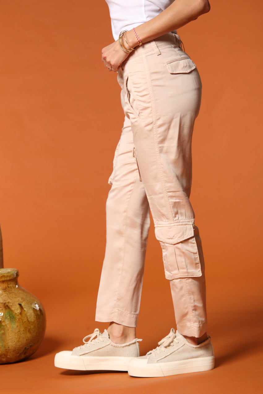 Asia Snake pantalón cargo mujer en modal stretch fit 