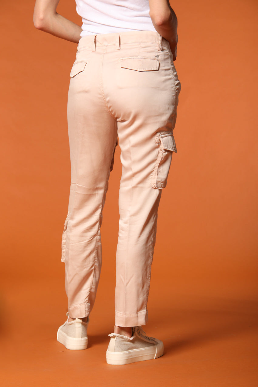 Asia Snake pantalón cargo mujer en modal stretch fit 