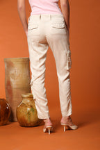 Asia Snake pantalón cargo mujer en modal stretch relaxed fit 