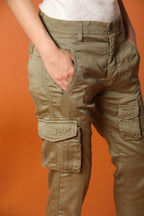 Asia snake pantalón cargo mujer en modal relaxed fit 