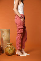 Asia Snake Pantalón cargo para mujer en modal relaxed fit