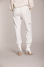 Foto 5 Easy Cargo pantalone cargo donna maglia jersey lurex relaxed fit