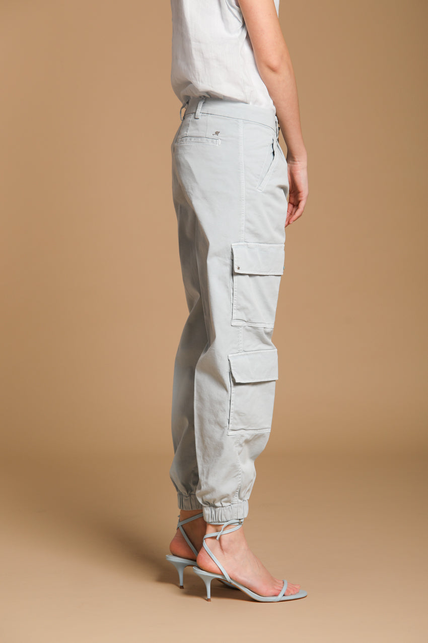 Evita Cargo pantalon cargo mujer en gabardina relaxed fit