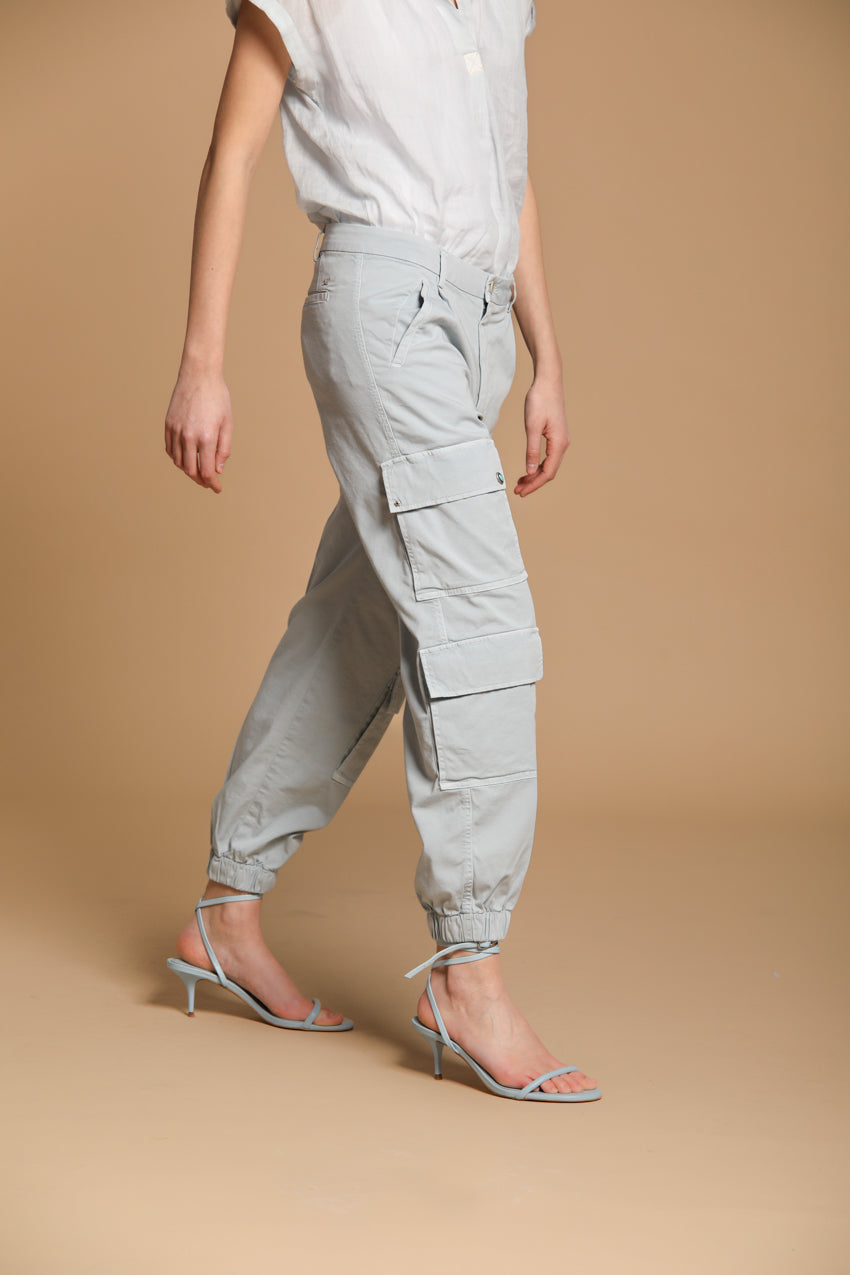 Evita Cargo pantalon cargo mujer en gabardina relaxed fit