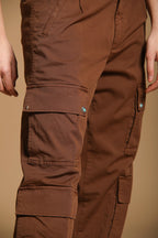 Evita Cargo pantalón cargo mujer en gabardina relaxed fit 