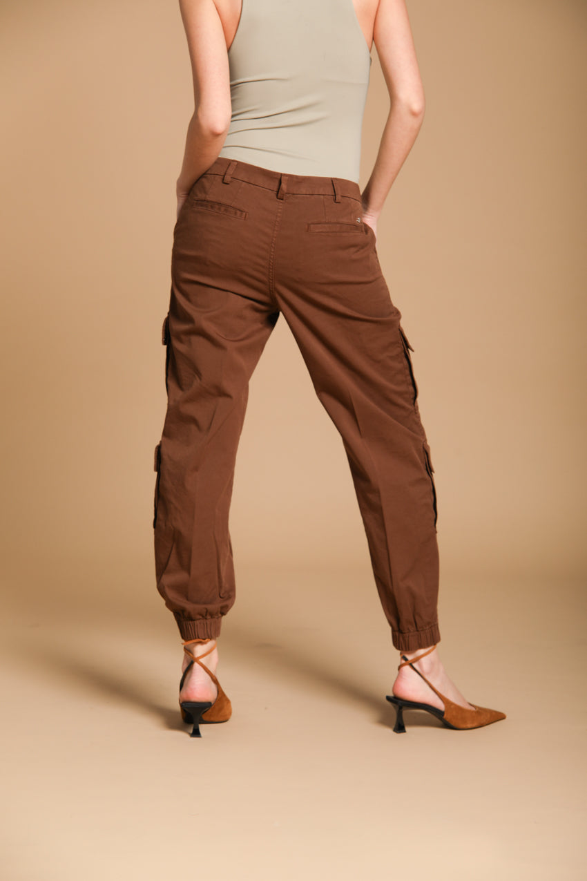 Evita Cargo pantalón cargo mujer en gabardina relaxed fit 