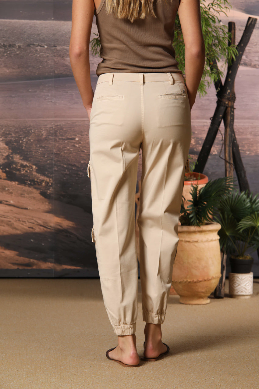 Evita Cargo pantalón cargo mujer en gabardina relaxed fit 