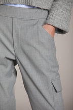 Foto 2 Chile Jogger pantalone cargo donna in lana relaxed fit