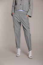 Foto 1 Chile Jogger pantalone cargo donna in lana relaxed fit