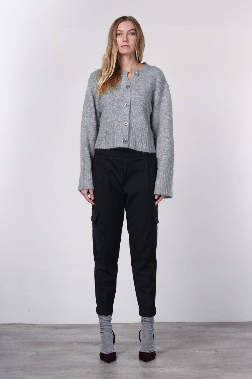 Chile Jogger women’s cargo pants in wool with relaxed fit