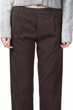 New York Jogger pantalone chino donna in twill stretch relaxed fit