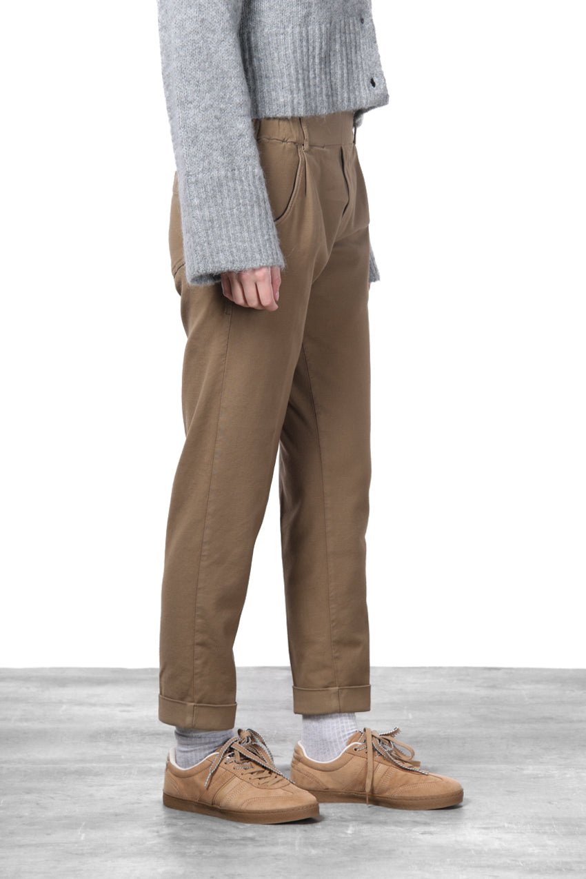 New York Jogger pantalón chino de mujer en twill stretch relaxed fit