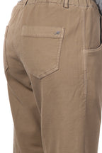 New York Jogger pantalón chino de mujer en twill stretch relaxed fit