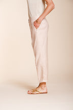 Linda Summer pantalón chino mujer en canvas relaxed fit