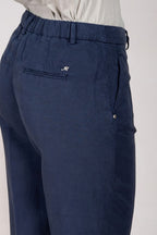 Linda Summer pantalón chino mujer en canvas relaxed fit