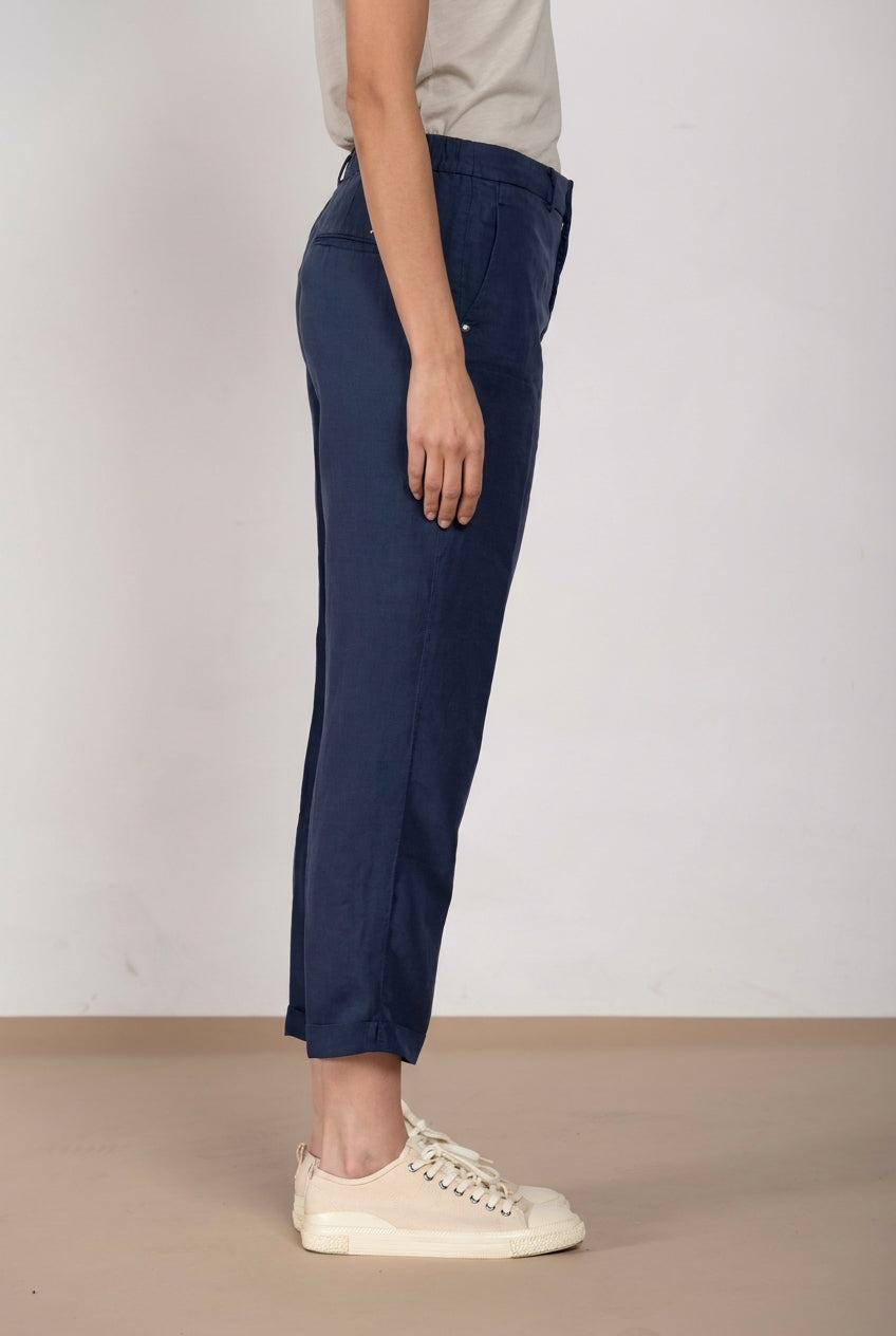 Linda Summer women's chino pants in canvas relaxed fit