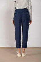 Linda Summer pantalón chino mujer en canvas relaxed fit