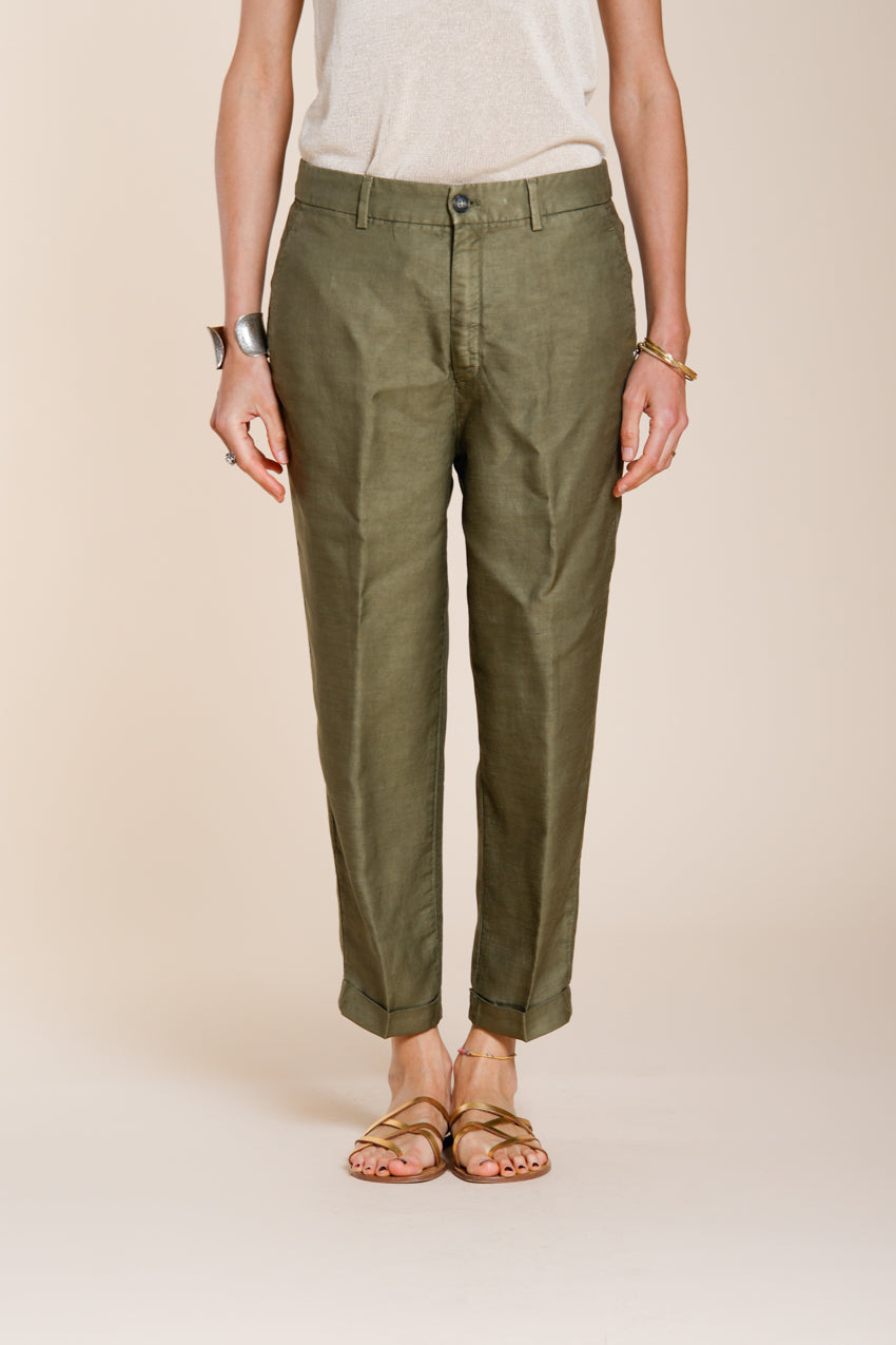 Linda Summer women's chino pants in canvas relaxed fit