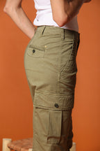 Judy Archivio women's cargo pants stretch cotton twill relaxed fit