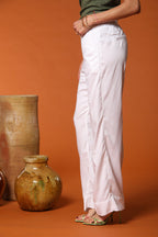 New York Cozy Straight pantalón chino jogger mujer en modal straight fit