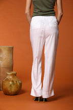 New York Cozy Straight pantalón chino jogger mujer en modal straight fit