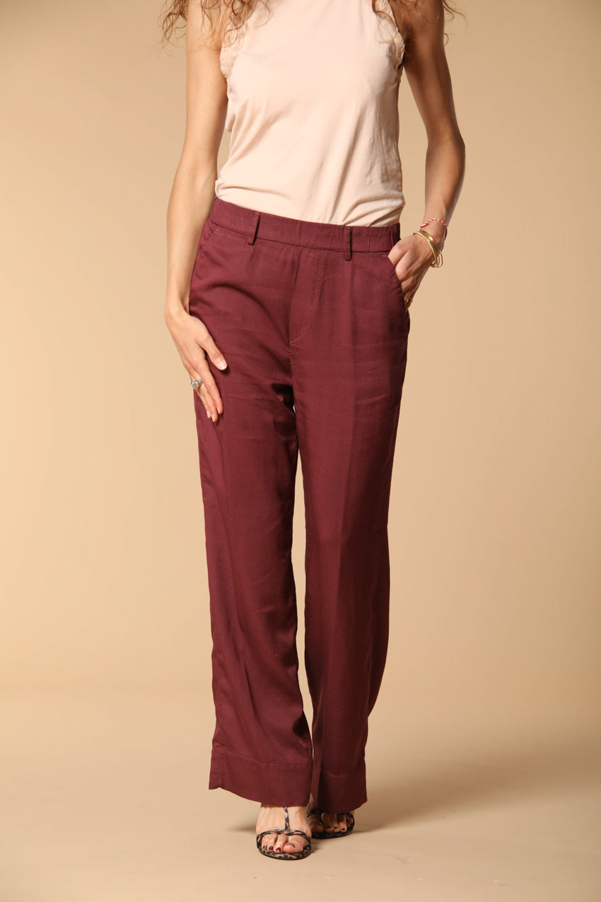New York Cozy Straight pantalón chino jogger mujer en modal straight fit