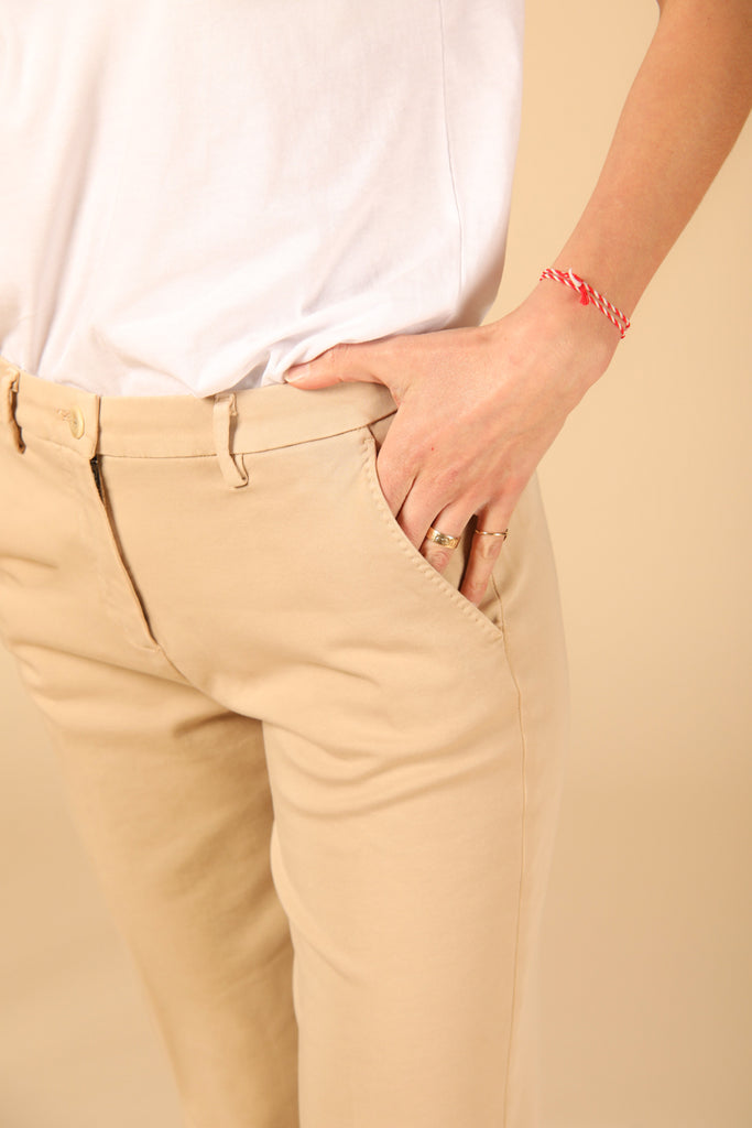 Image 3 of Women's New York Model Chino Pants in Dark Khaki, Regular Fit