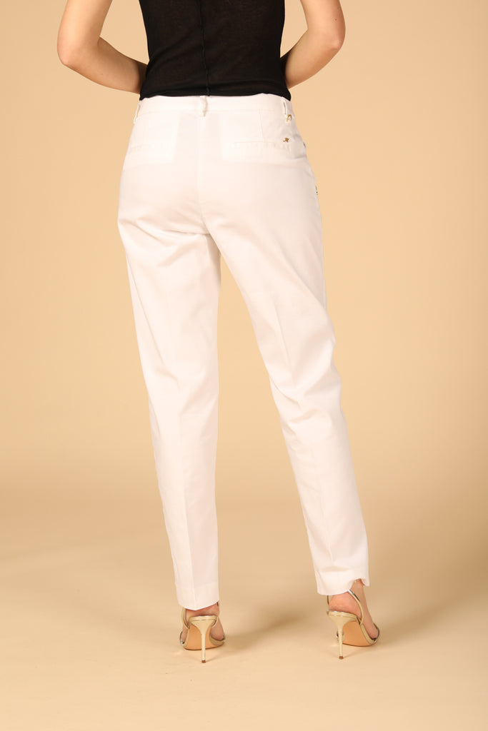 Image 4 of  Women's New York Model Chino Pants in White, Regular Fit