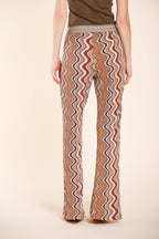 Easy Straight Elax women's chino jogger pants in lurex knit straight fit