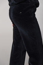 Easy Straight pantalone chino donna in jersey ciniglia straight fit