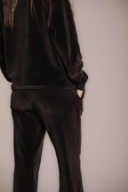 Foto 3 Easy Straight pantalone chino donna in jersey ciniglia straight fit